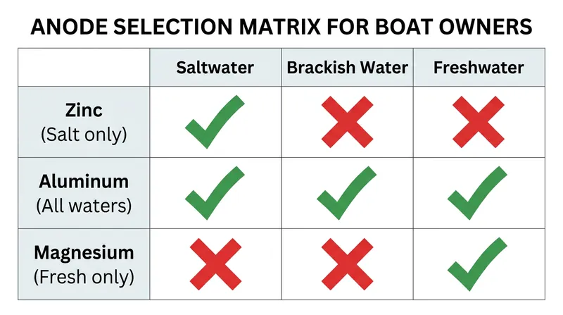 Aluminum-indium alloys offer a versatile compromise for boats that frequently move between fresh and saltwater environments.