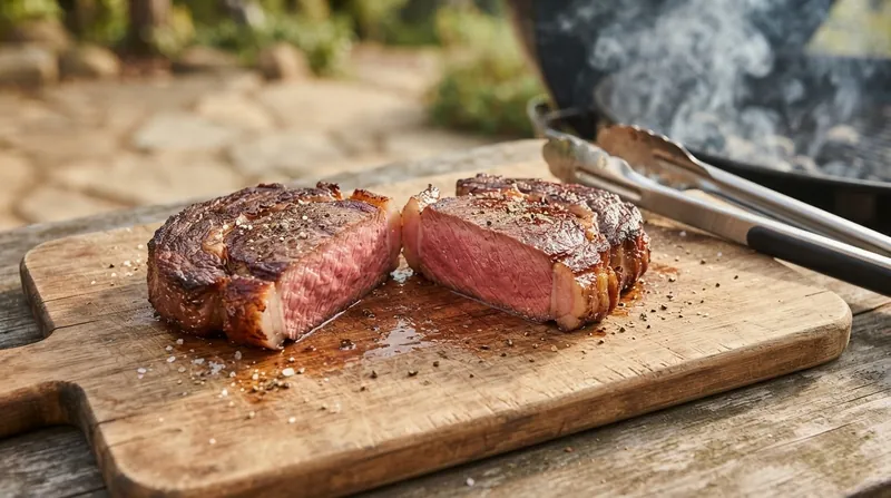 Illustration: The rapid-flip technique yields an edge-to-edge medium-rare finish without sacrificing the Maillard crust.