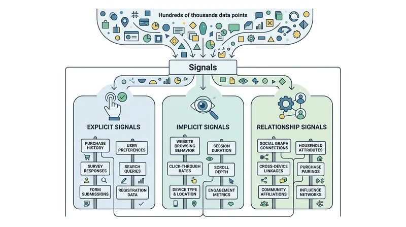 Signals provide the mathematical context required for the prediction models to function.