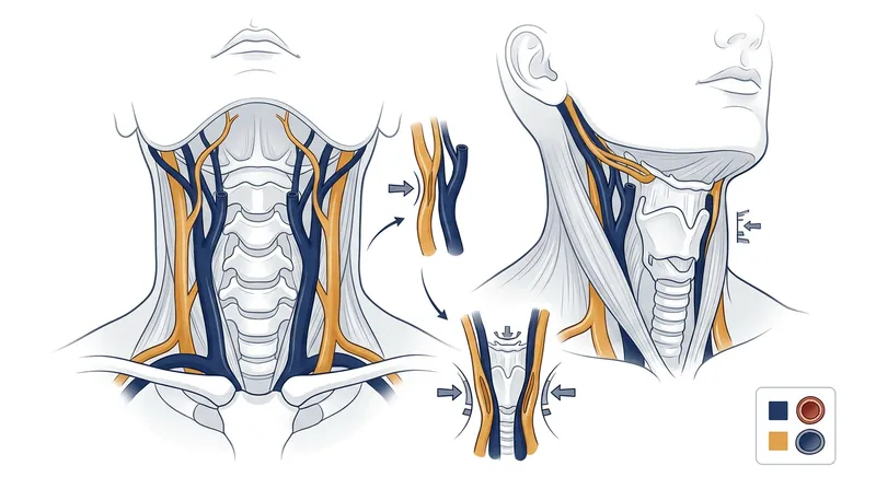 Vascular neck restraints compress both the jugular veins and carotid arteries, simultaneously blocking inflow and spiking intracranial pressure.