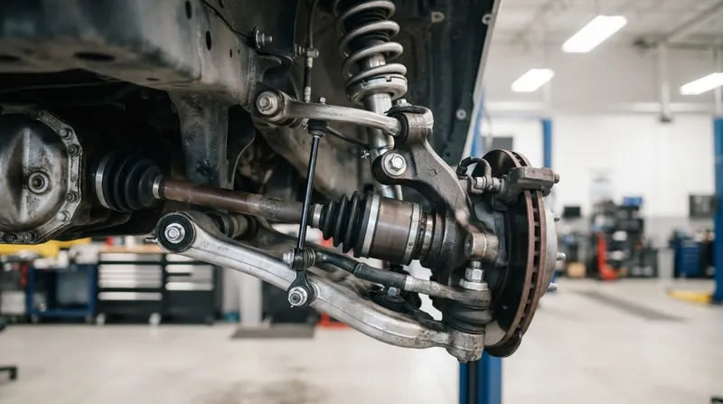Illustration: Separating the steering pivot from the main shock absorber pushes the kingpin axis deep inside the wheel barrel.