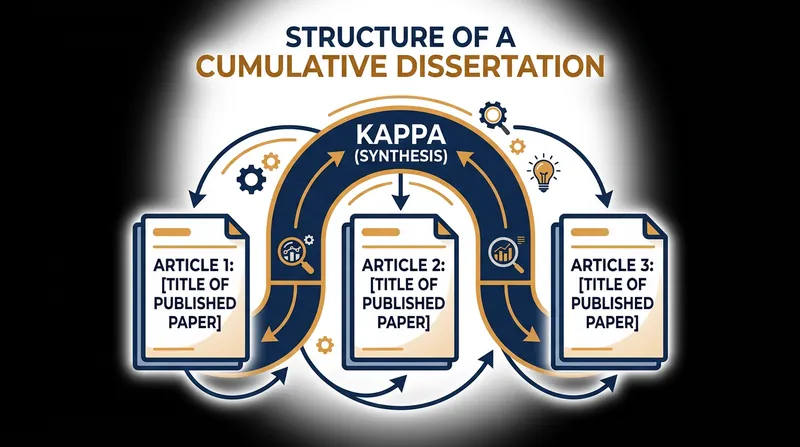The framing synthesis, or kappa, serves as the intellectual glue connecting standalone research papers.