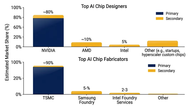 The global supply chain for advanced semiconductors is highly concentrated, providing natural oversight points for regulators.