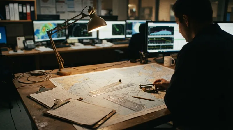 Illustration: Flight dispatchers calculate single-engine diversion speeds and time limits for every ETOPS flight before departure.