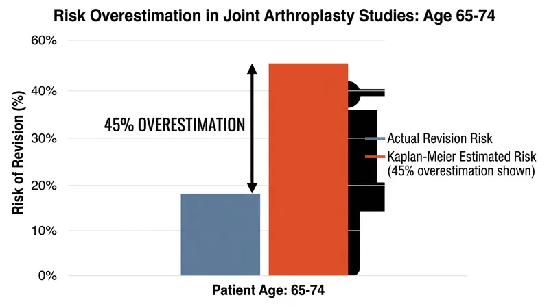 In older populations, standard models can overestimate the need for joint revision by up to 45%.