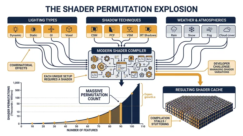 A single material can require thousands of unique PSOs depending on environmental variables.