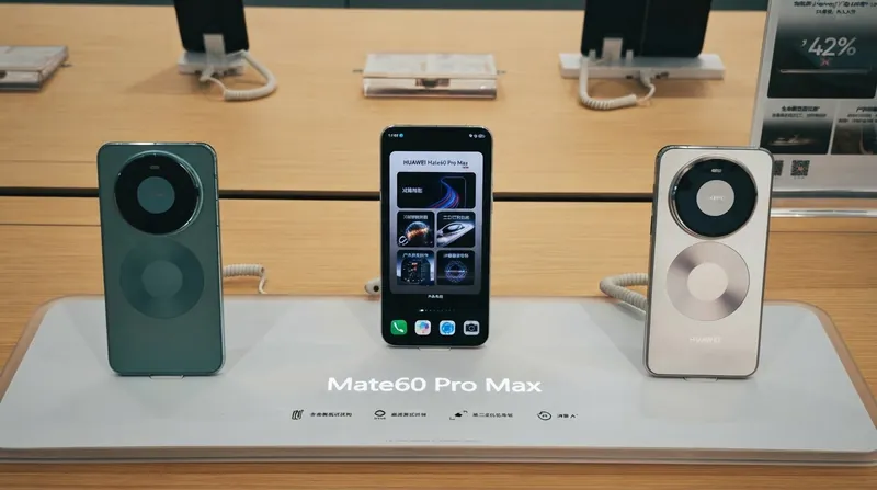 The Huawei Mate 90 Pro Max smartphone displaying its circular rear camera module and dual-tone finish.