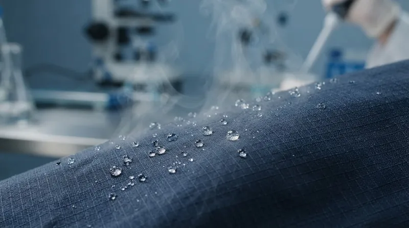 Illustration: The ISO 11092 standard uses a heated, porous metal plate to simulate human skin and measure evaporative resistance.