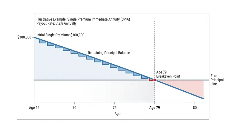 Annuity buyers must outlive their own principal before realizing a positive internal rate of return.