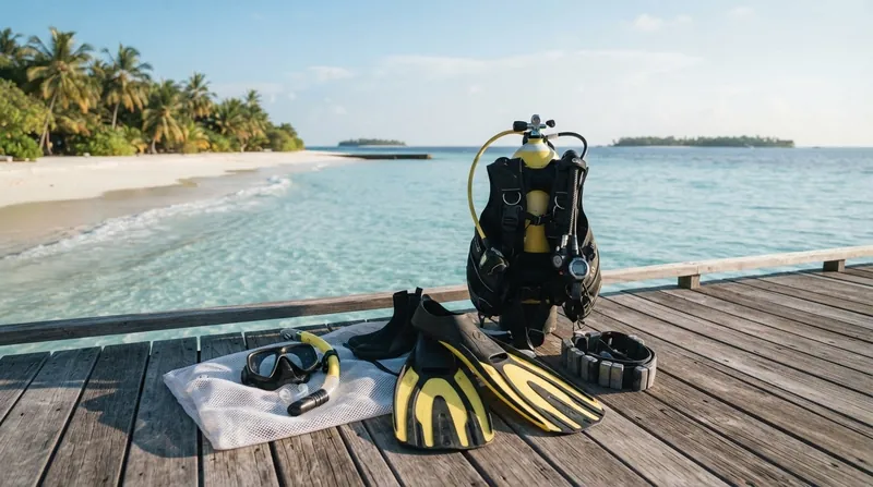 Illustration: Dive operators structure itineraries so the final day is spent at sea level, allowing the body to safely off-gas residual nitrogen.