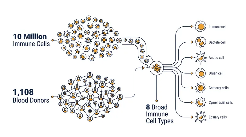 The dataset provides a population-scale view of immune cell regulation.