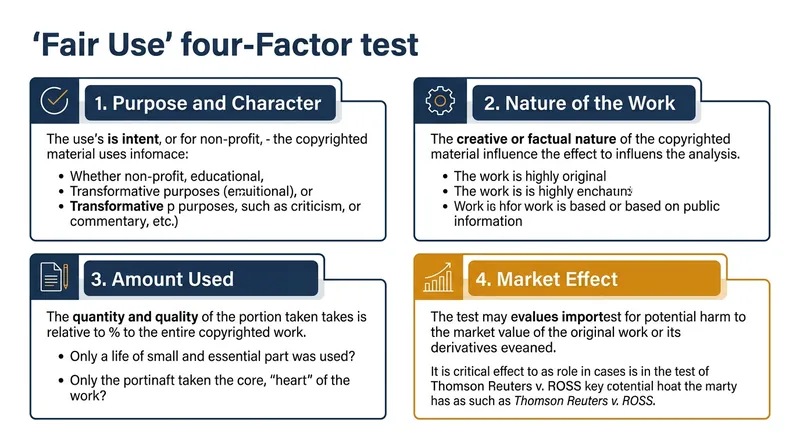 The Third Circuit's decision relied heavily on the fourth factor of the fair use test, evaluating the market impact of the AI tool.