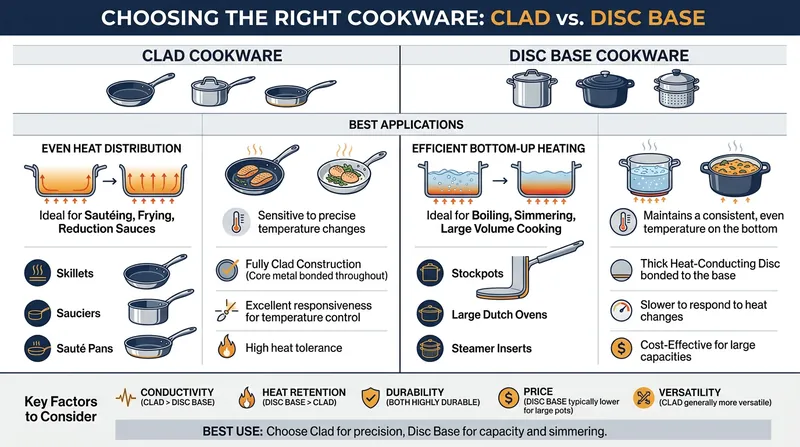 Matching the pan's architecture to the cooking task prevents both ruined meals and wasted money.