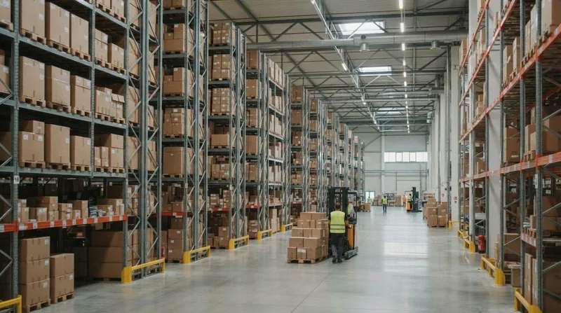 Illustration: Aggregate forecasting accuracy dictates inventory levels across entire supply chain networks.