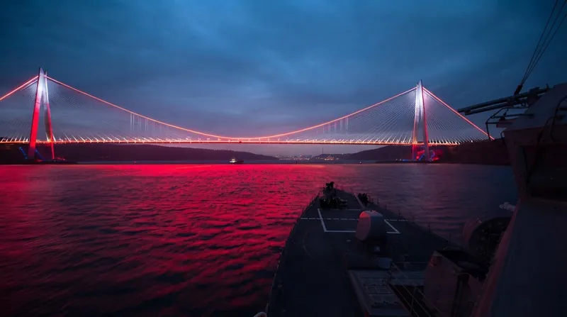 Diplomats gather in Switzerland in 1936 to sign the Montreux Convention, restoring Turkish control over the straits.