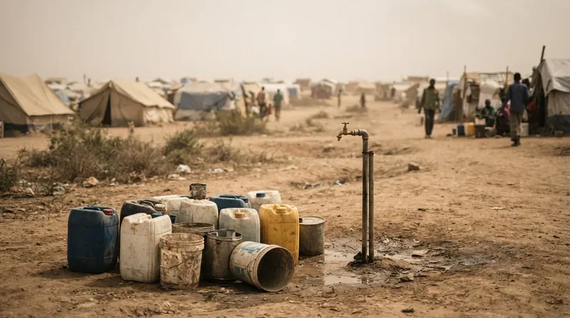 Illustration: Displacement and damaged water infrastructure remain the primary drivers of localized cholera outbreaks.