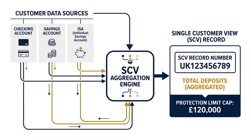 How the SCV file aggregates distinct account types into a single compensatable balance.
