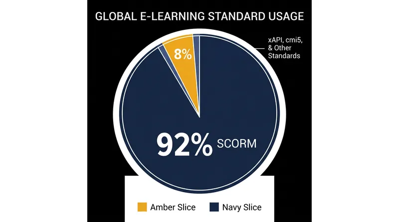Despite the technical advantages of xAPI, SCORM accounted for 92 percent of course launches on SCORM Cloud in 2025.