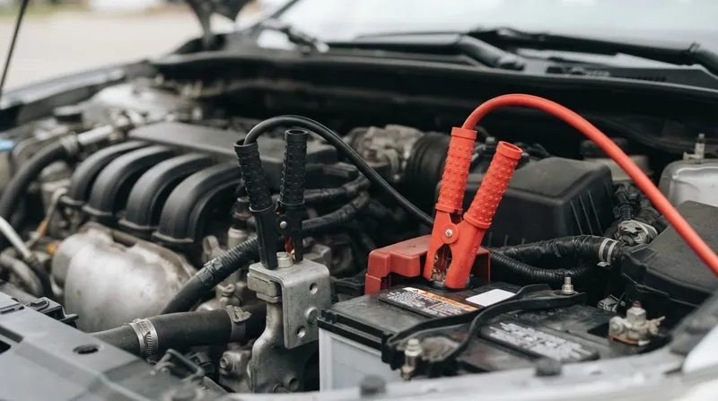 Illustration: Portable jump starters deliver massive peak current without requiring a second donor vehicle.