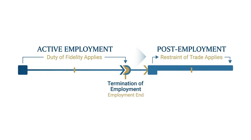 The legal durability of garden leave relies entirely on shifting the restriction into the active employment window.