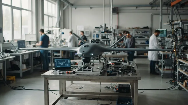 Illustration: The DECODER project aims to scale up unmanned aircraft production and develop interceptors to defeat hostile drones.