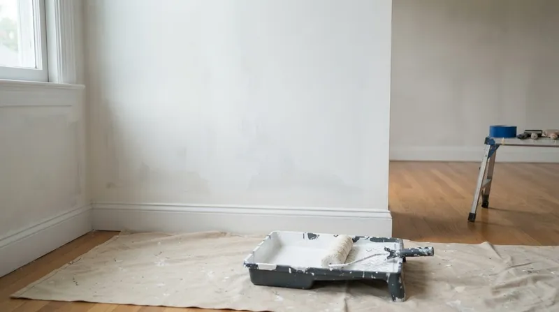 Illustration: Standard paint cannot contain greasy soot particles; a specialized stain-blocking primer is required to seal the contamination before repainting.