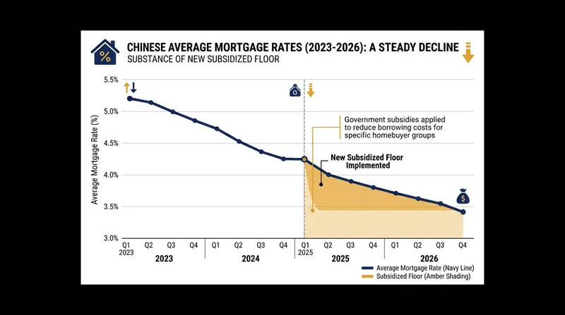 Central subsidies are pushing effective mortgage rates to historic lows.