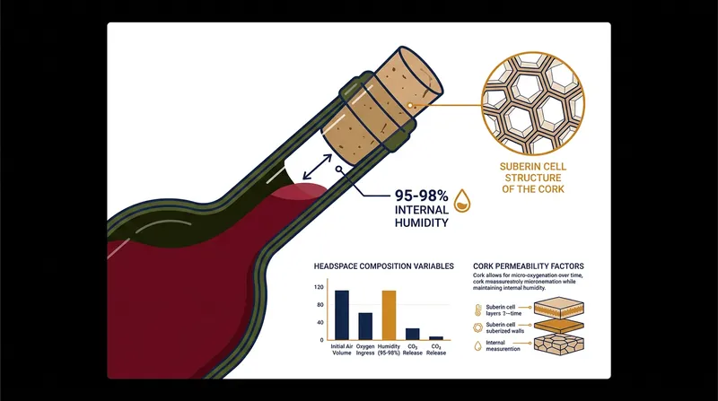 Internal vapor pressure forces moisture into the cork's cellular structure, eliminating the need for direct liquid contact.
