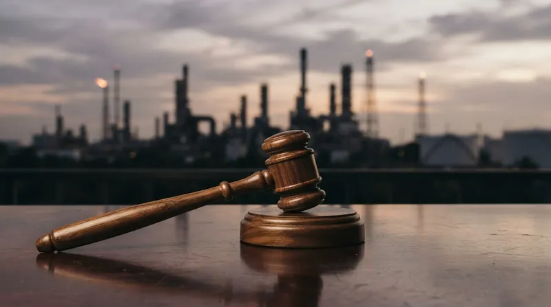 Illustration: Fossil fuel companies argue that greenhouse gas emissions are an inherently interstate issue governed exclusively by federal laws like the Clean Air Act.