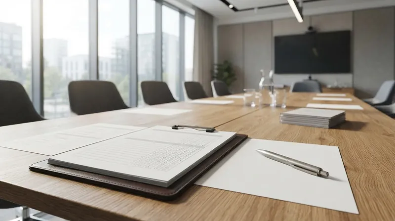 Illustration: Formulaic aggregation locks the weights of each competency before the interview begins, preventing office politics from influencing the final score.