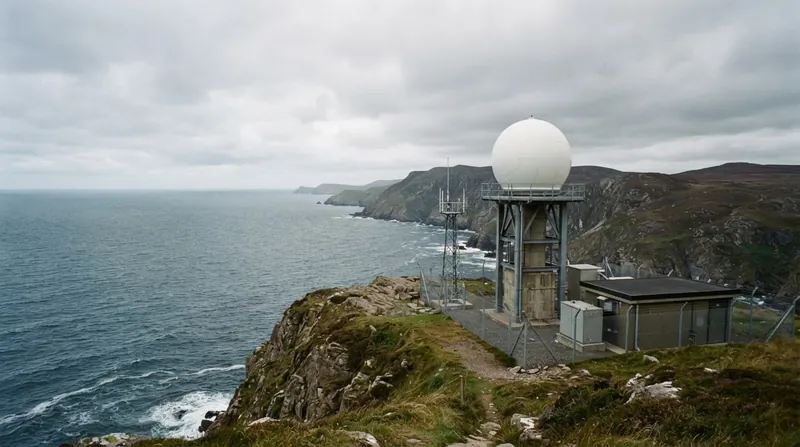 Illustration: Coastal radar installations monitor approaching traffic, but their detection range does not expand a nation's legal borders.