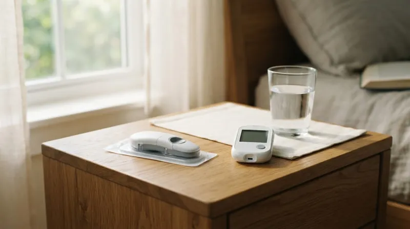 Illustration: Continuous glucose monitors provide the early warning that beta-blockers chemically erase.