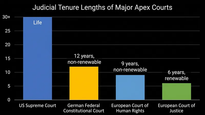 Courts that grant their judges secure life tenure or strict non-renewable terms are structurally freer to permit public judicial dissent.