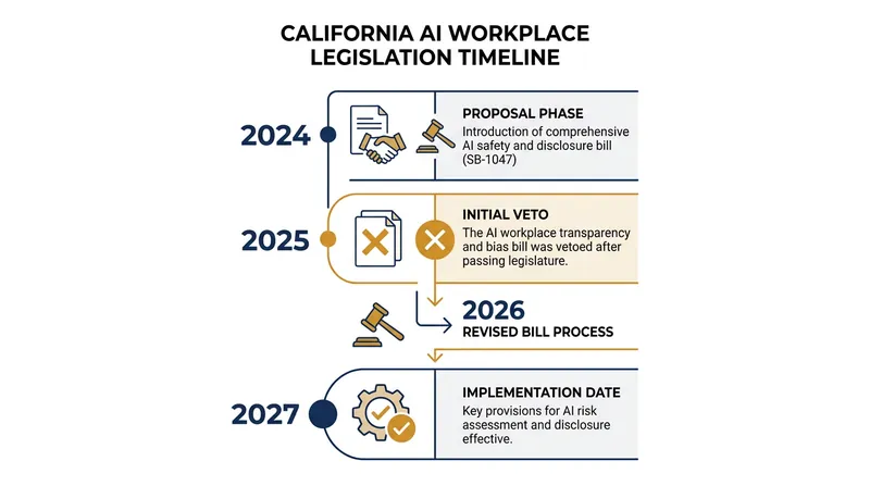 The human-oversight mandate will officially take effect for all covered California employers in July 2027.