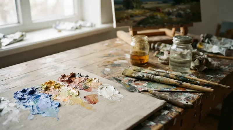 Illustration: A fat layer is saturated with oil and remains flexible for decades, while a lean layer is thinned with solvent and cures into a rigid shell in days.
