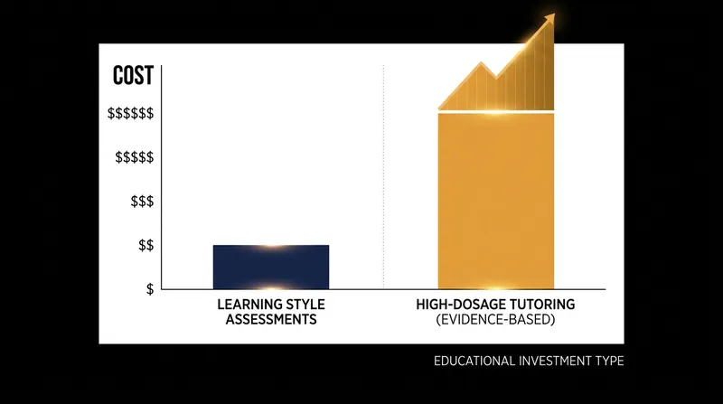 Funds spent on learning style diagnostics divert resources away from proven educational interventions.