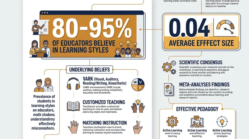 Despite overwhelming evidence to the contrary, the vast majority of educators still believe in learning styles.