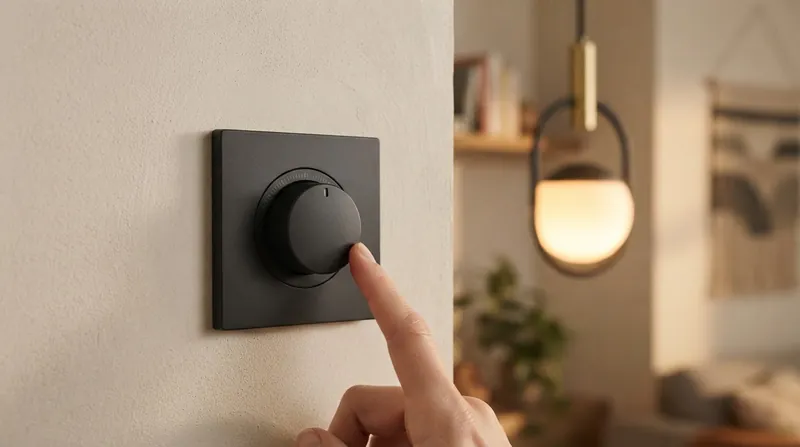 Illustration: Matching the wall control to the bulb's electronic driver ensures silent, flicker-free dimming.