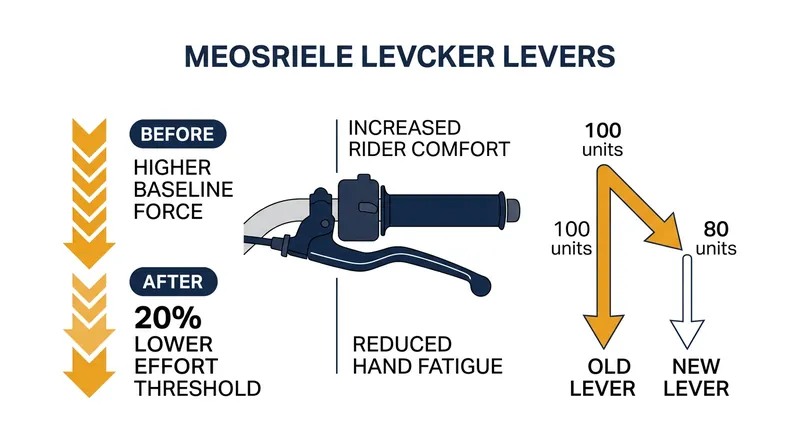 Both Kawasaki and Yamaha report a universal 20 percent reduction in the physical effort required to pull the clutch lever on models equipped with assist ramps.