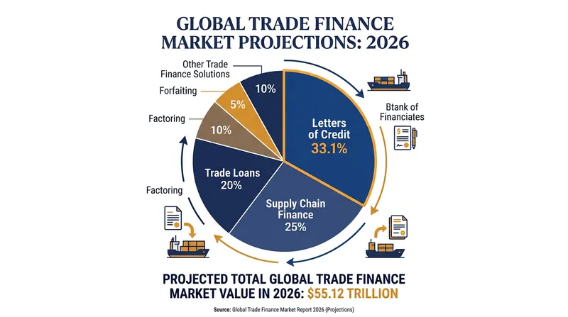 Letters of Credit secure roughly a third of the global trade finance market, prioritizing systemic liquidity over individual buyer protection.