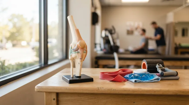 Illustration: Multi-ligament knee injuries require complex surgical reconstruction and extensive physical therapy.