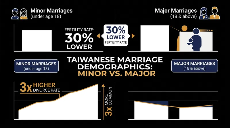 Couples forced into marriage after being raised together in Taiwan experienced catastrophic reproductive and marital failure rates.