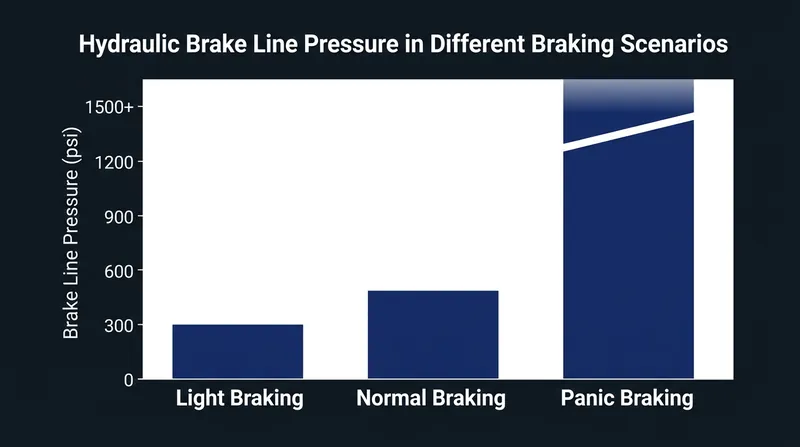 The rubber seal must withstand extreme hydraulic pressures while maintaining its grip on the piston shaft.