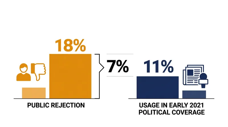 The gap between public skepticism and actual editorial practice.
