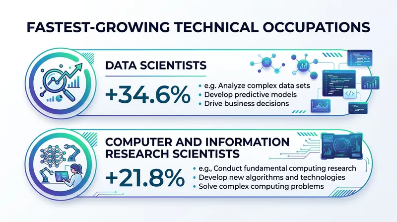 The proliferation of AI tools is driving intense demand for advanced data and computer scientists.