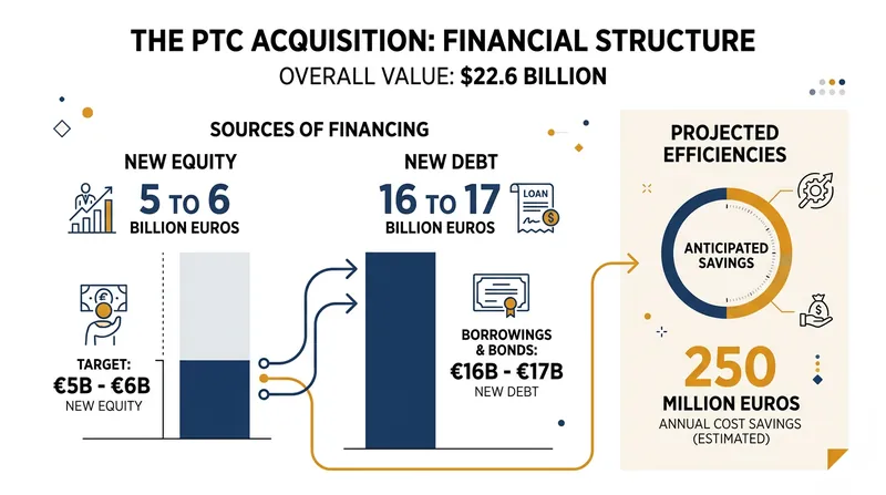 Schneider Electric plans to finance the massive takeover through a combination of new equity and debt issuance.