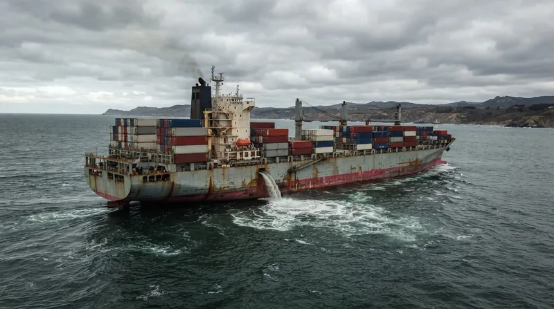 Illustration: Scrubbers allow ships to continue burning cheap, residual high-sulfur fuel oil.