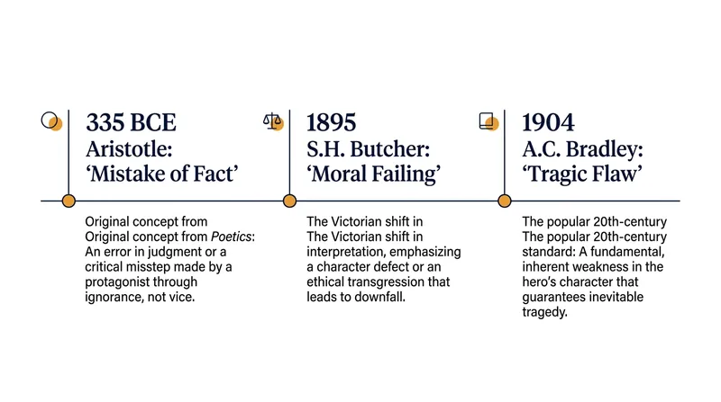 How a mechanical plot device was transformed into a moral judgment over two millennia.