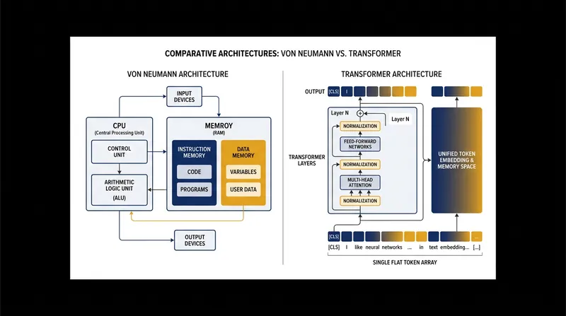 Unlike traditional computing, transformers lack a structural boundary between executable instructions and passive data.