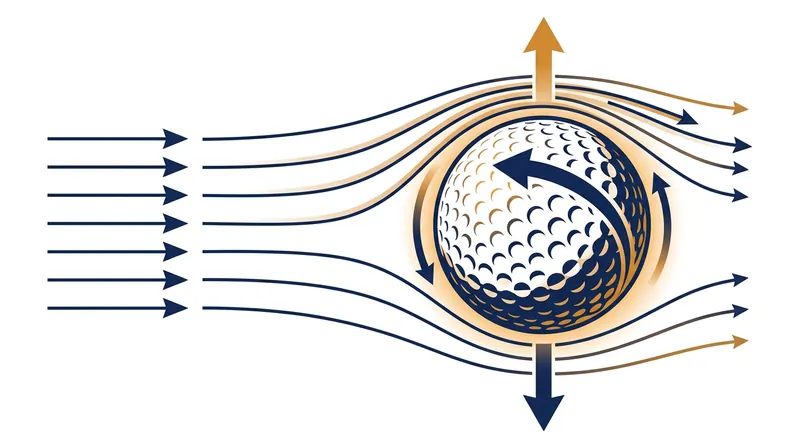 Backspin accelerates airflow over the top of the ball, generating an upward aerodynamic force known as the Magnus effect.